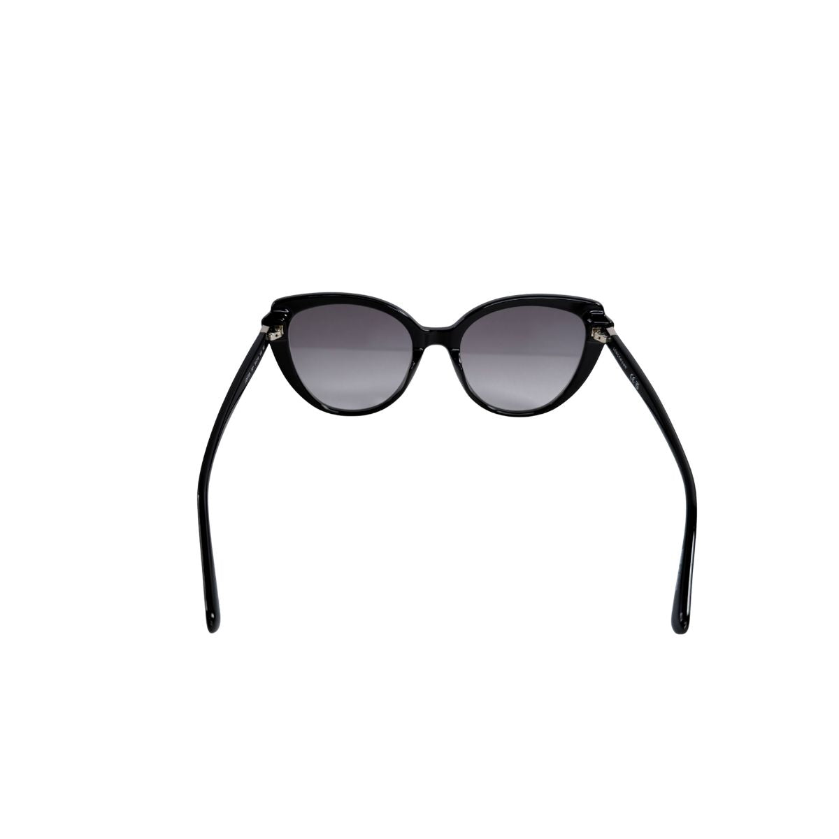 Longchamp Black Grey Gradient Cat Eye Sunglasses