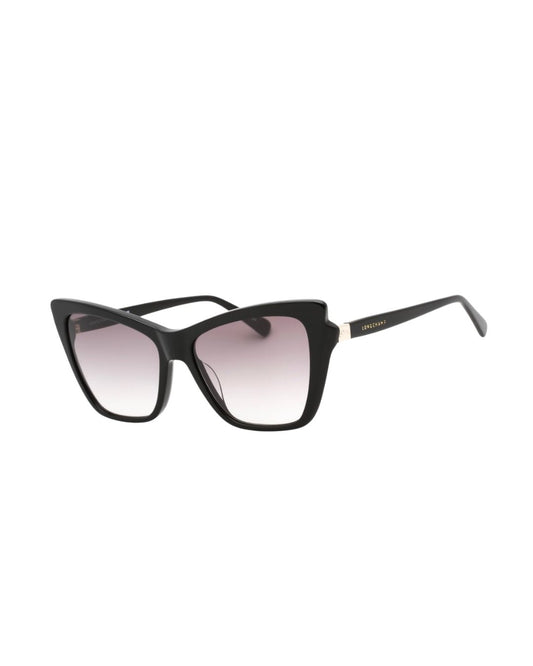 Longchamp LO669S Black Cat-Eye Sunglasses