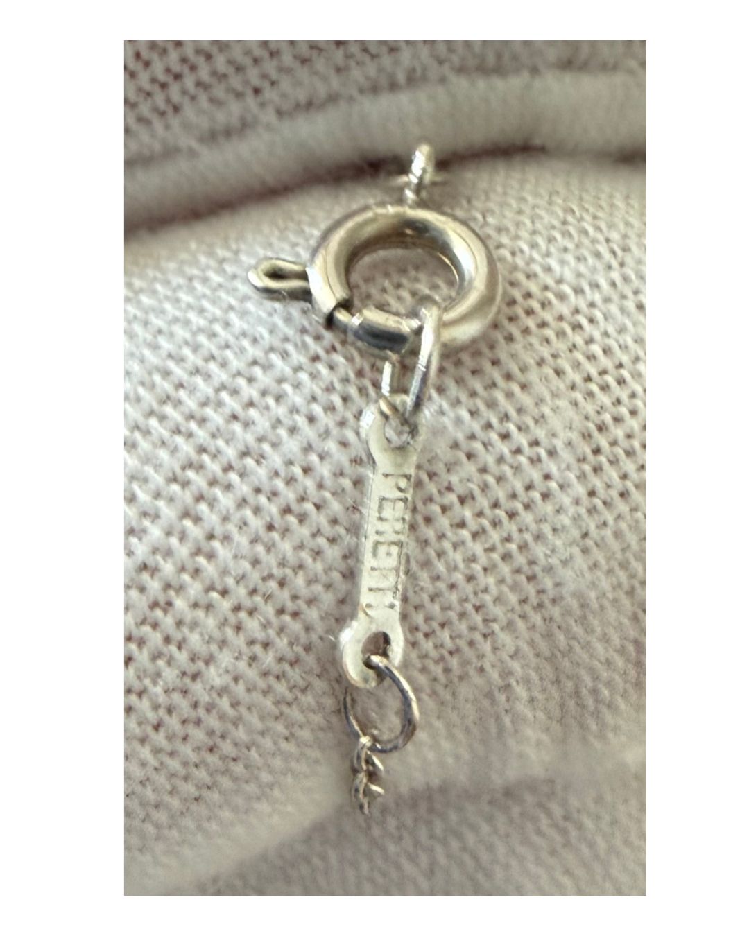 Tiffany & Co. Elsa Peretti Teardrop Sterling Silver Necklace
