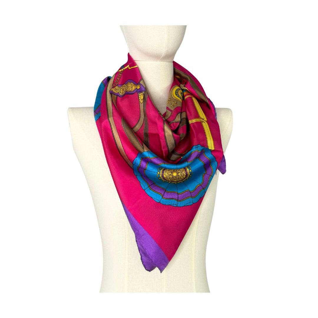 Celine Vintage Silk Scarf