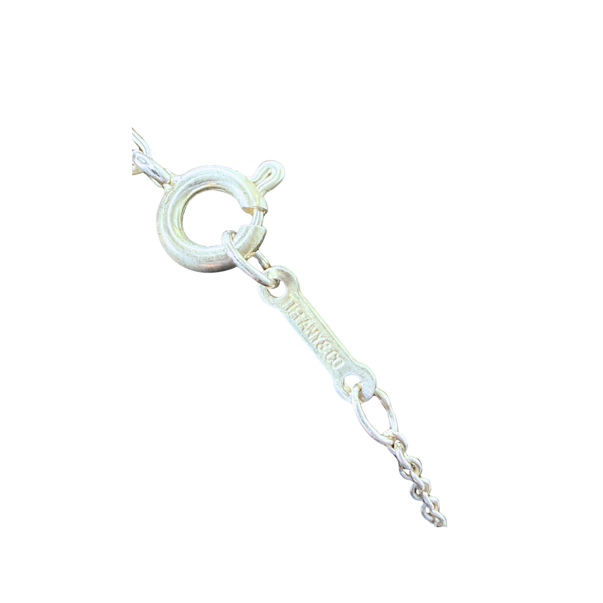 Tiffany & Co. Elsa Peretti Teardrop Sterling Silver Necklace