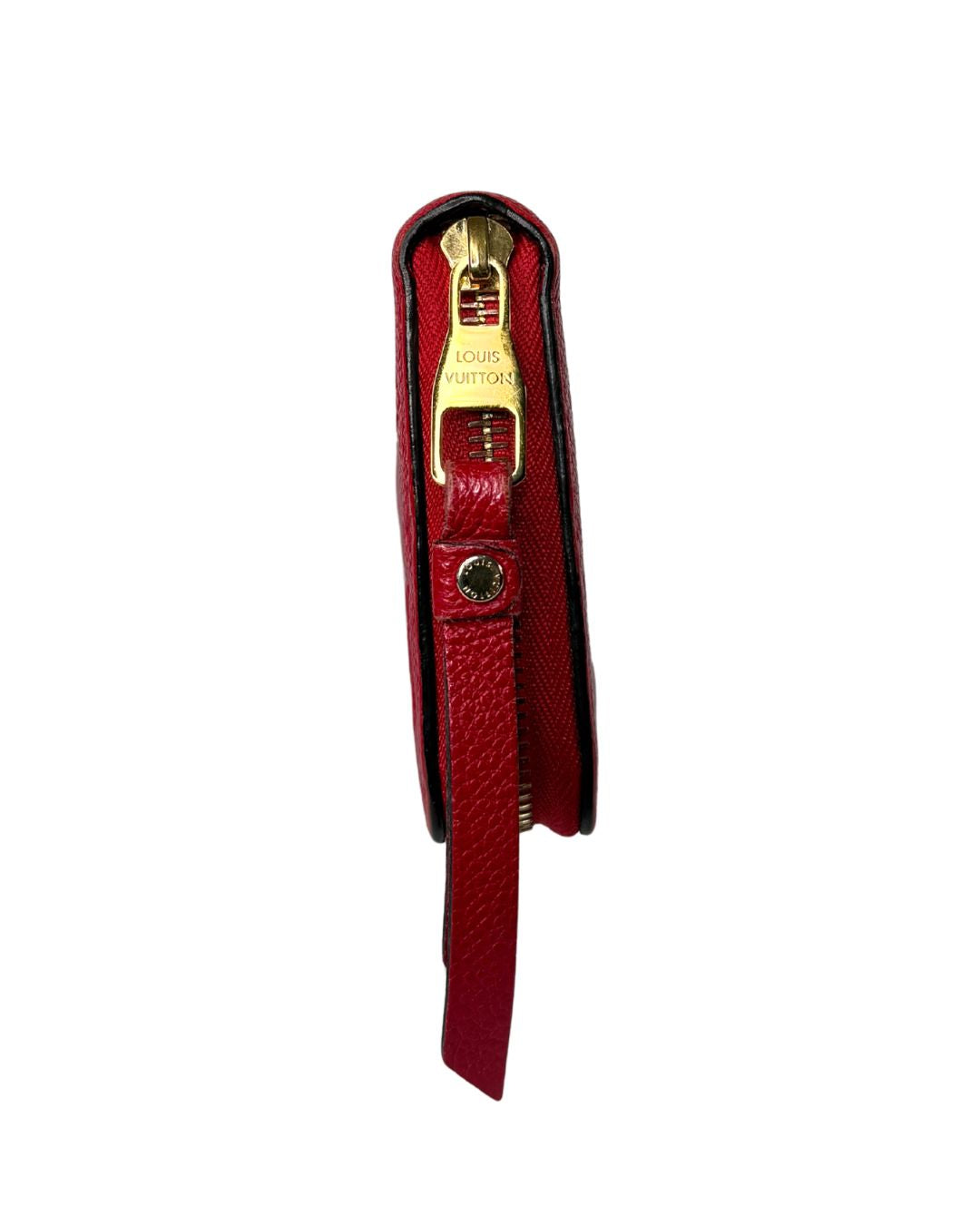 Louis Vuitton Zippy Wallet Monogram Empreinte Red Leather
