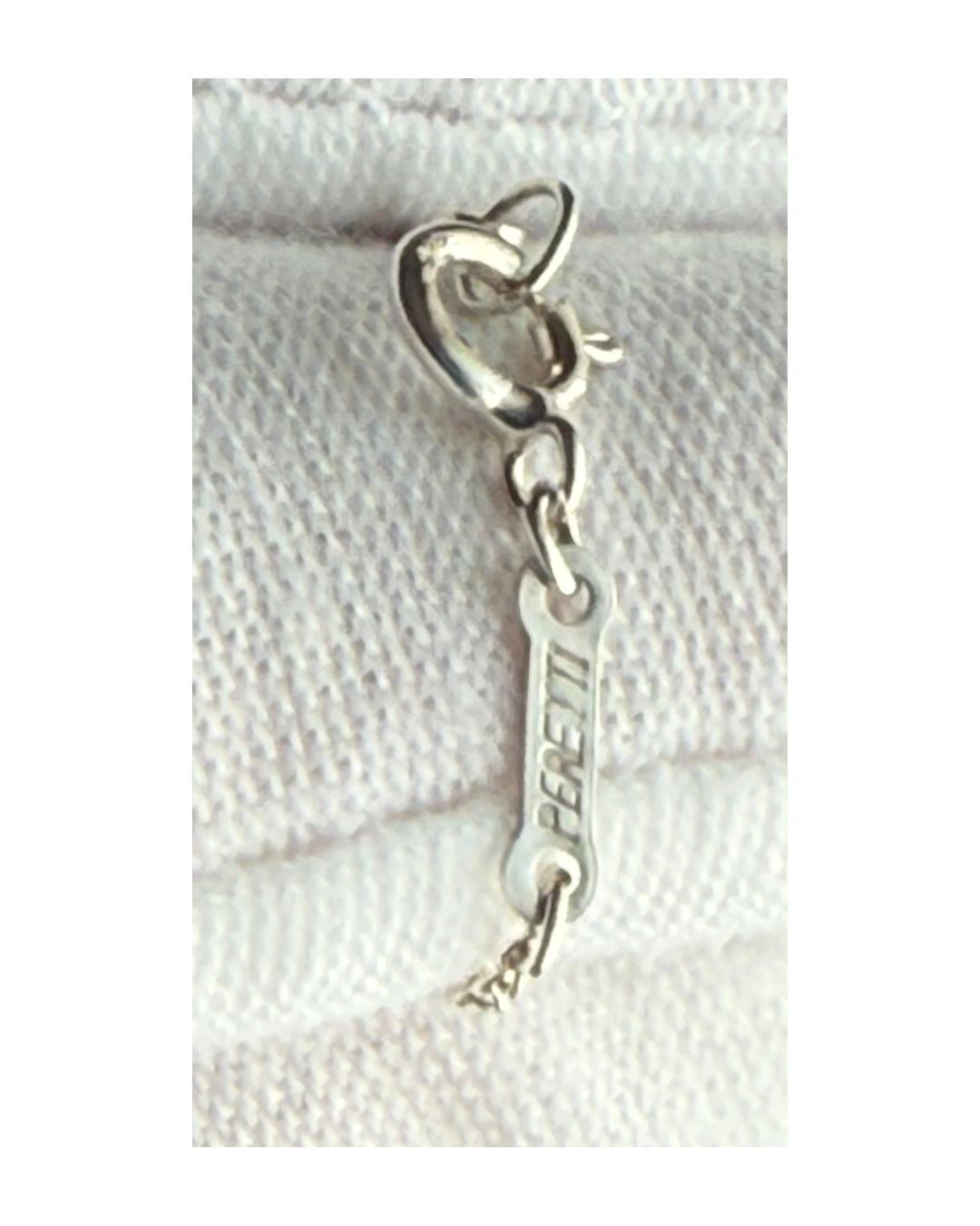 Tiffany & Co. Elsa Peretti Open Heart Sterling Silver Necklace