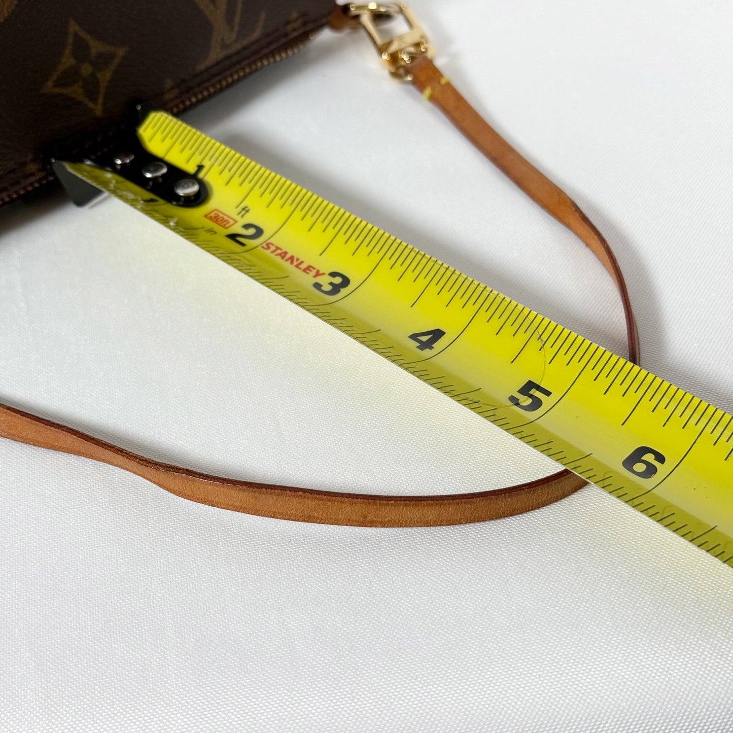 Louis Vuitton Monogram Mini Pouch for Papillon Bag Brown