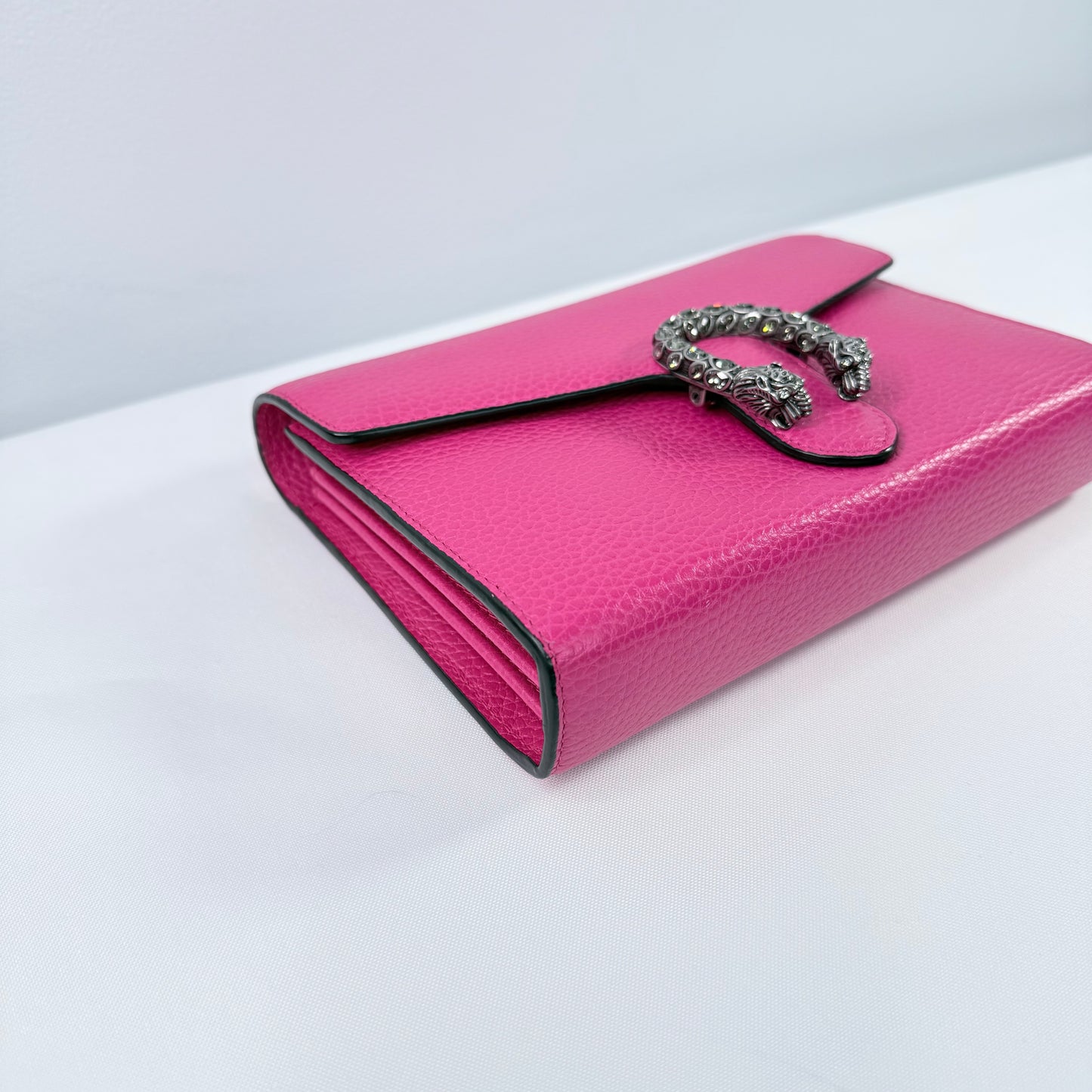 Gucci Dionysus Chain Wallet Pink Leather Shoulder Bag