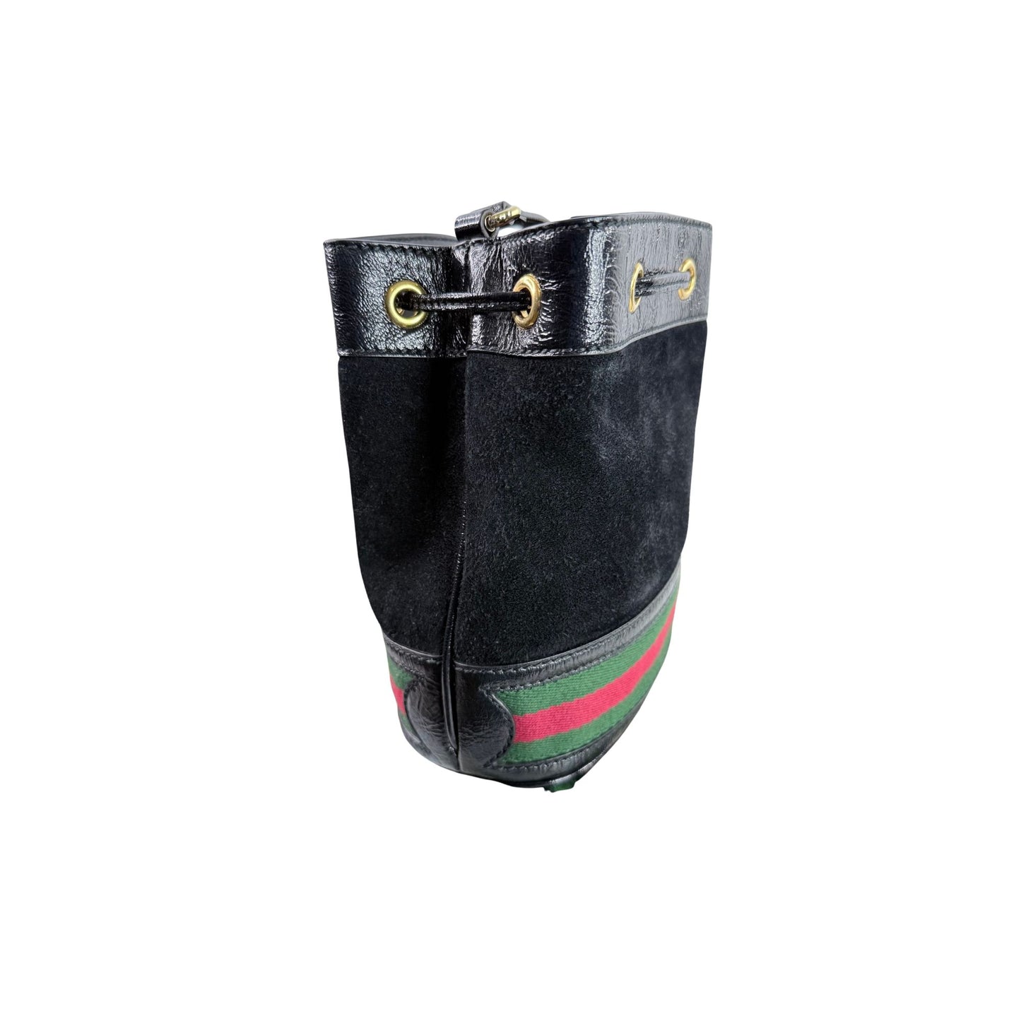 Gucci Web Ophidia Suede Bucket Bag