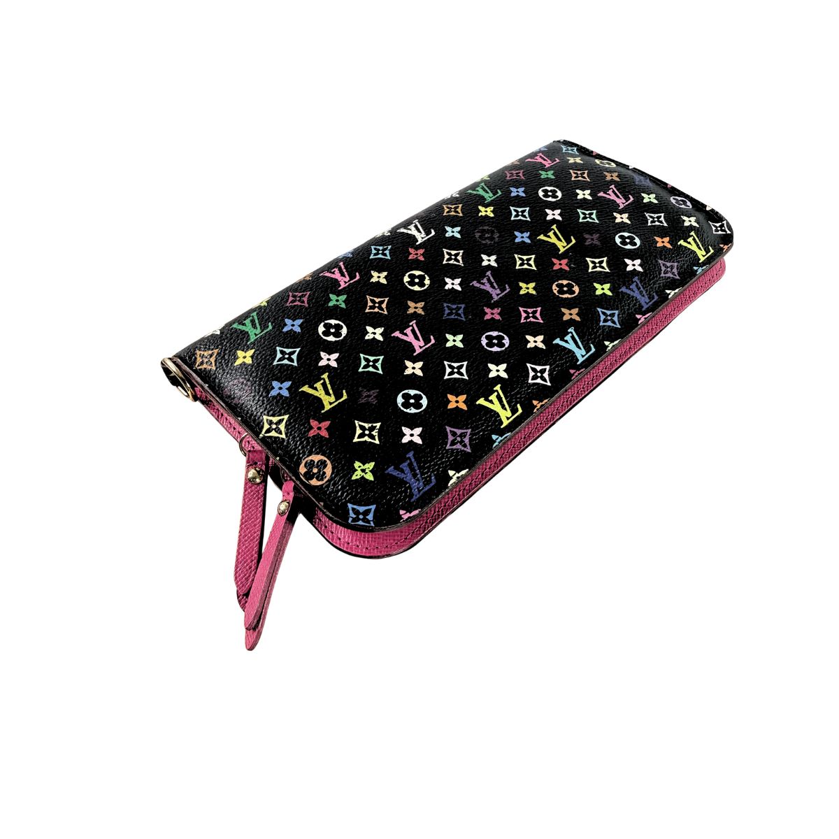 Louis Vuitton Insolite Wallet Monogram Multicolore Black Grenade Leather Wallet