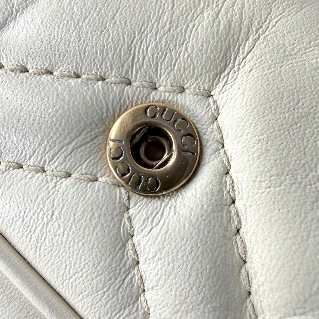 Gucci GG Marmont Mini Quilted Leather Crossbody Bag