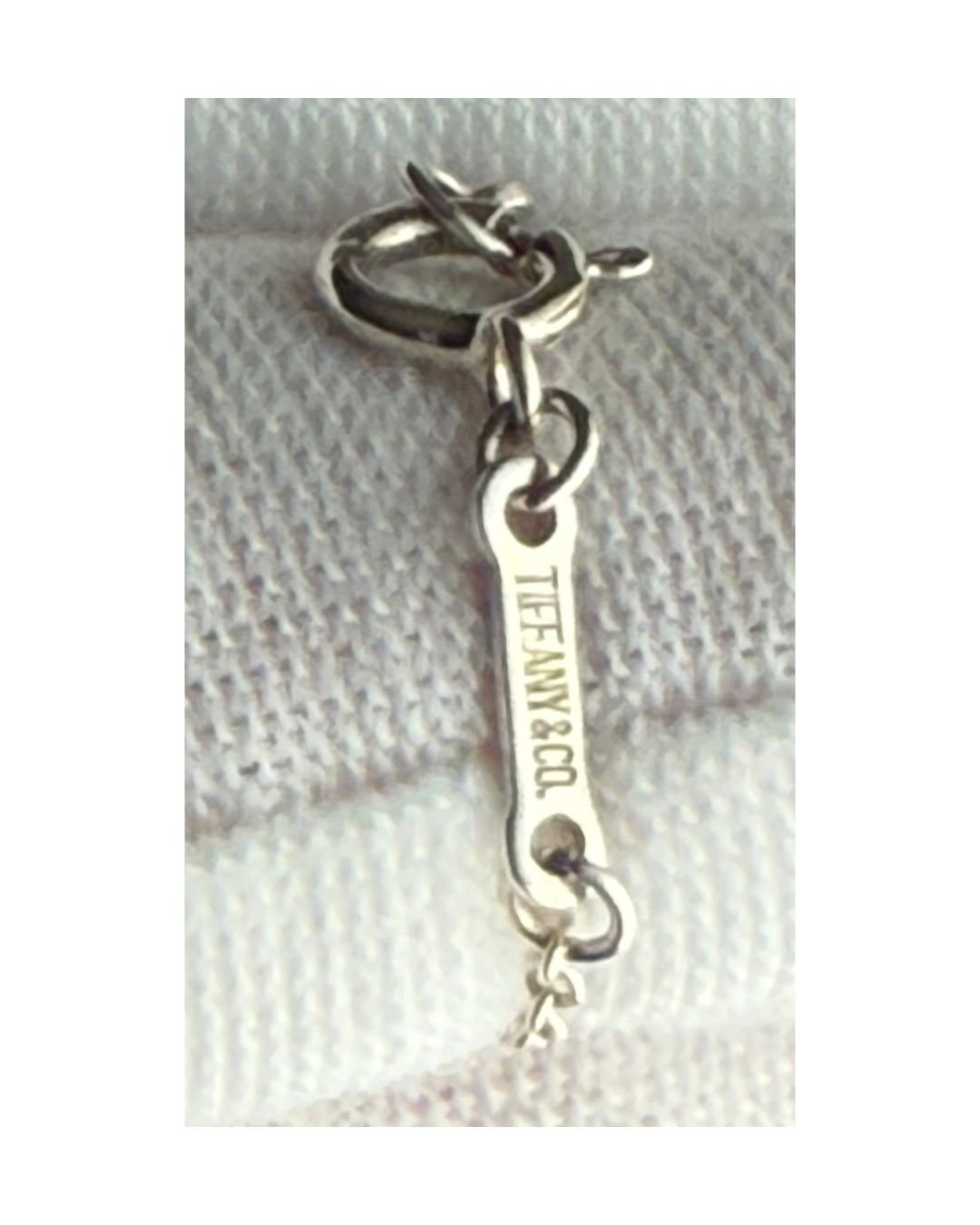 Tiffany & Co. Elsa Peretti Open Heart Sterling Silver Necklace