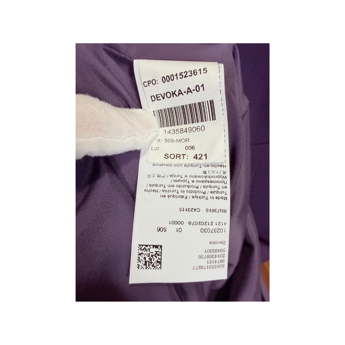 Hugo Boss Devoka Purple Studded Sheath Dress