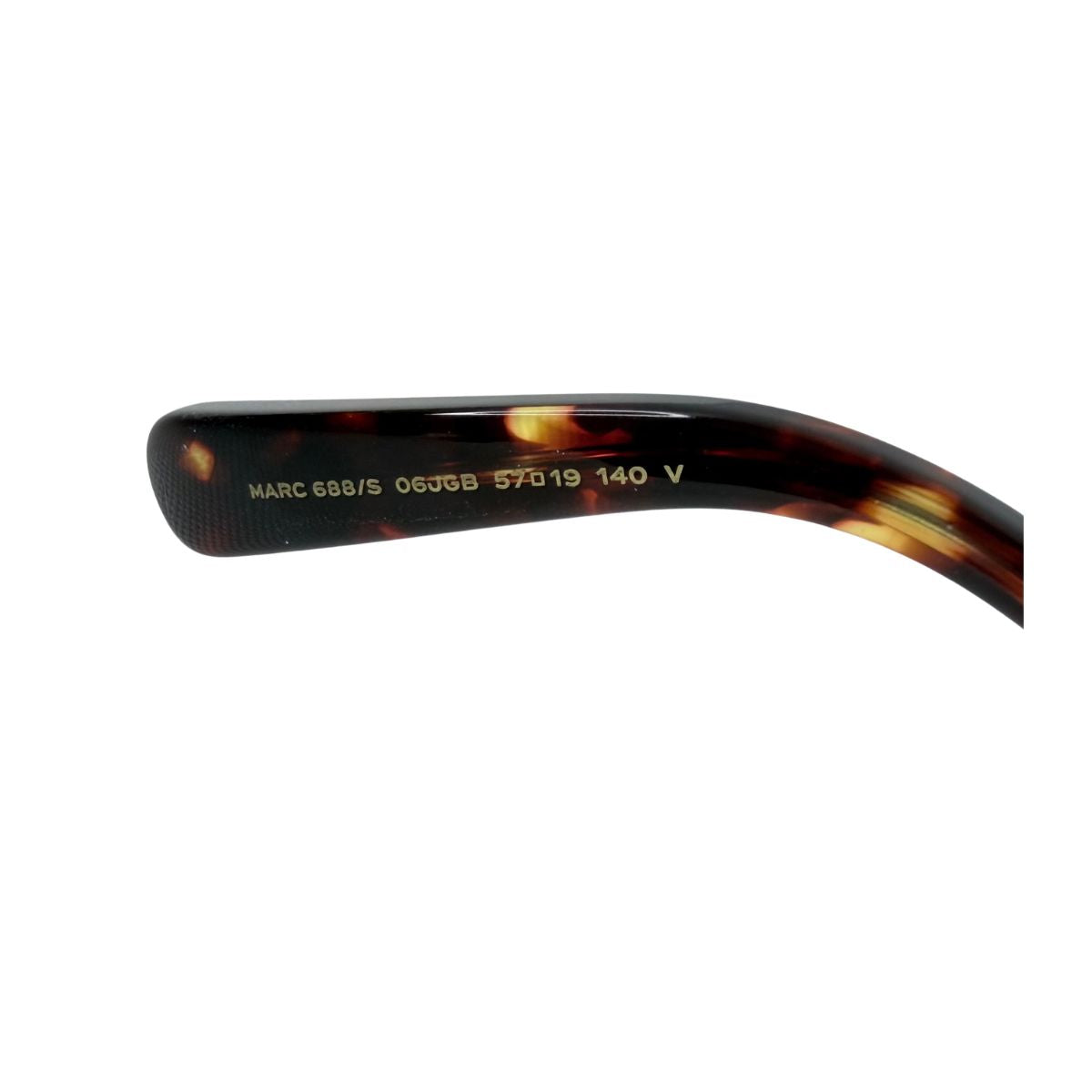 Marc Jacobs MARC Gold Metal Grey Gradient Sunglasses