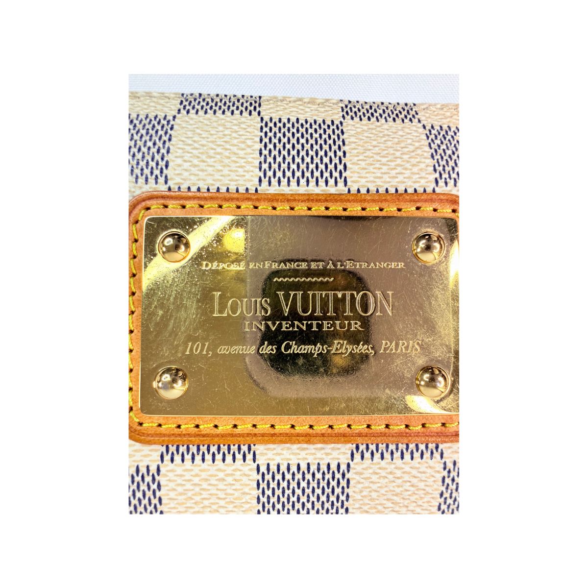 Louis Vuitton Damier Azur Eva Shoulder Bag with Strap