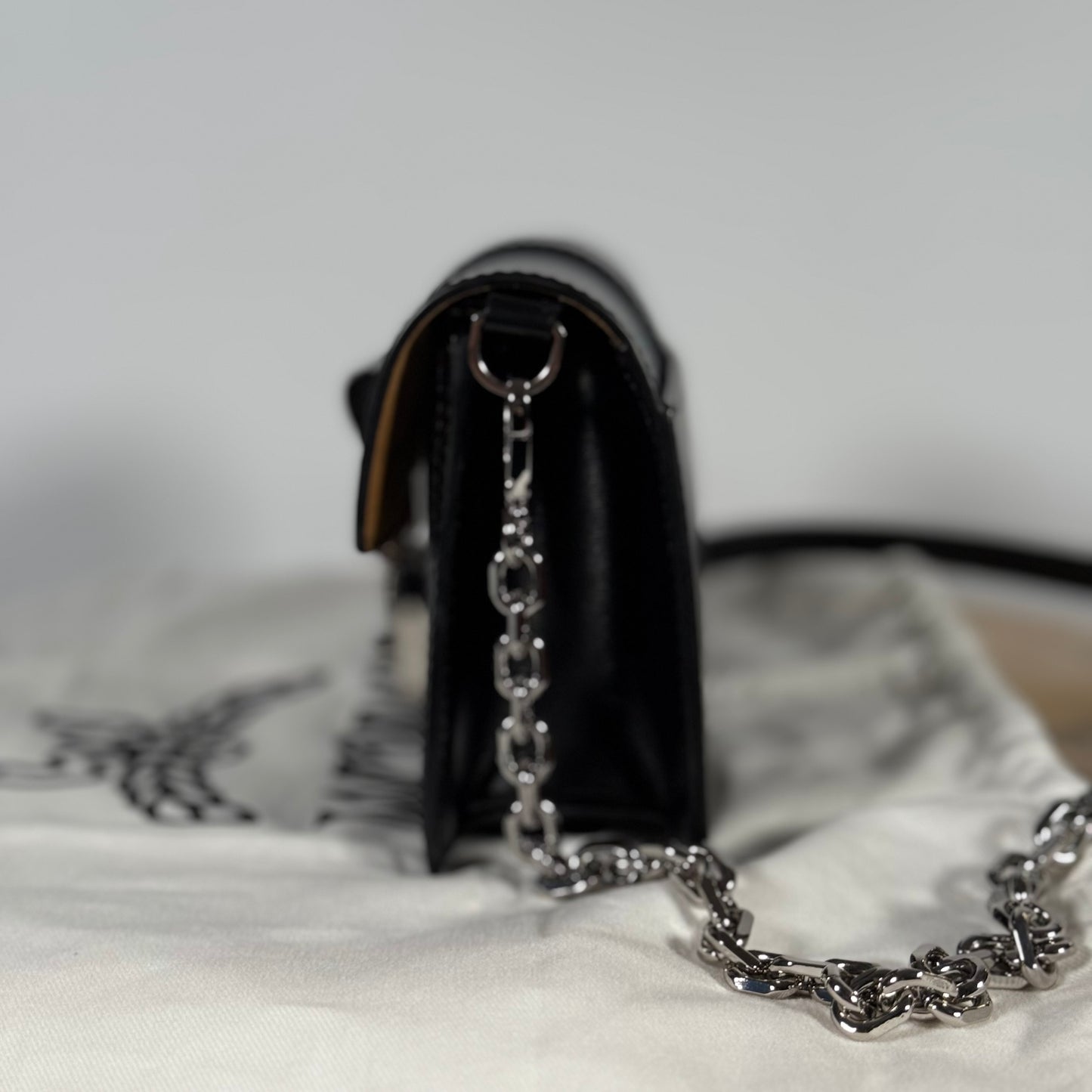 MCM Black Leather Crossbody Bag Shoulder Bag, Rare and Hard to Find