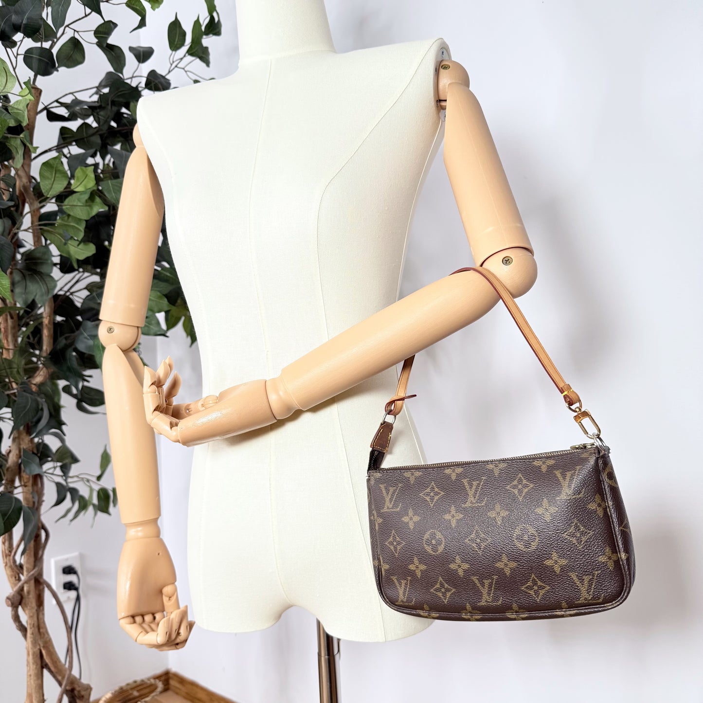Louis Vuitton Pochette Accessories Monogram Canvas Shoulder Bag