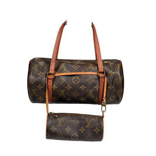Louis Vuitton Papillon 26 Monogram Handbag with Mini Papillon & Dust Bag