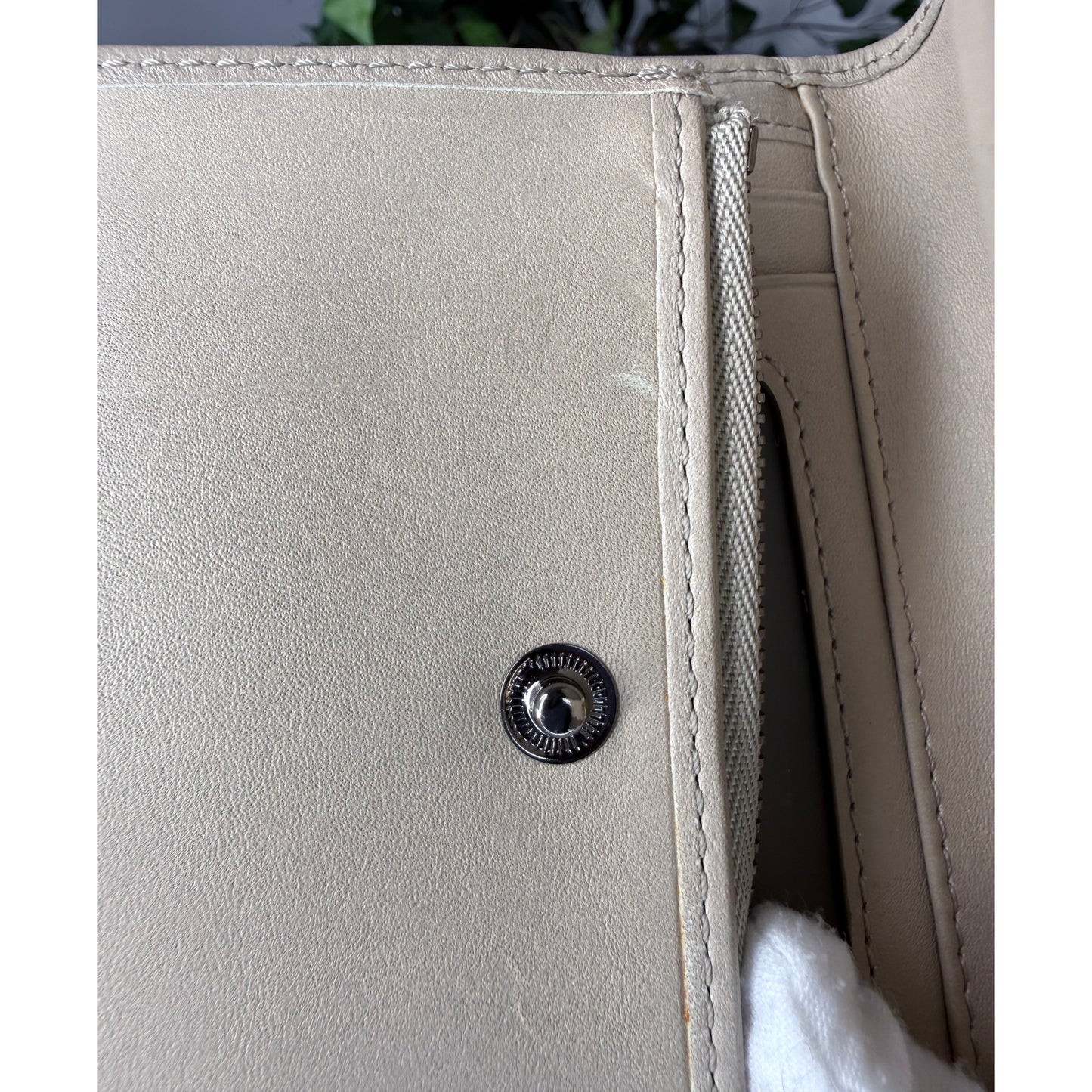 Burberry Smoke House Check Canvas Compact Wallet