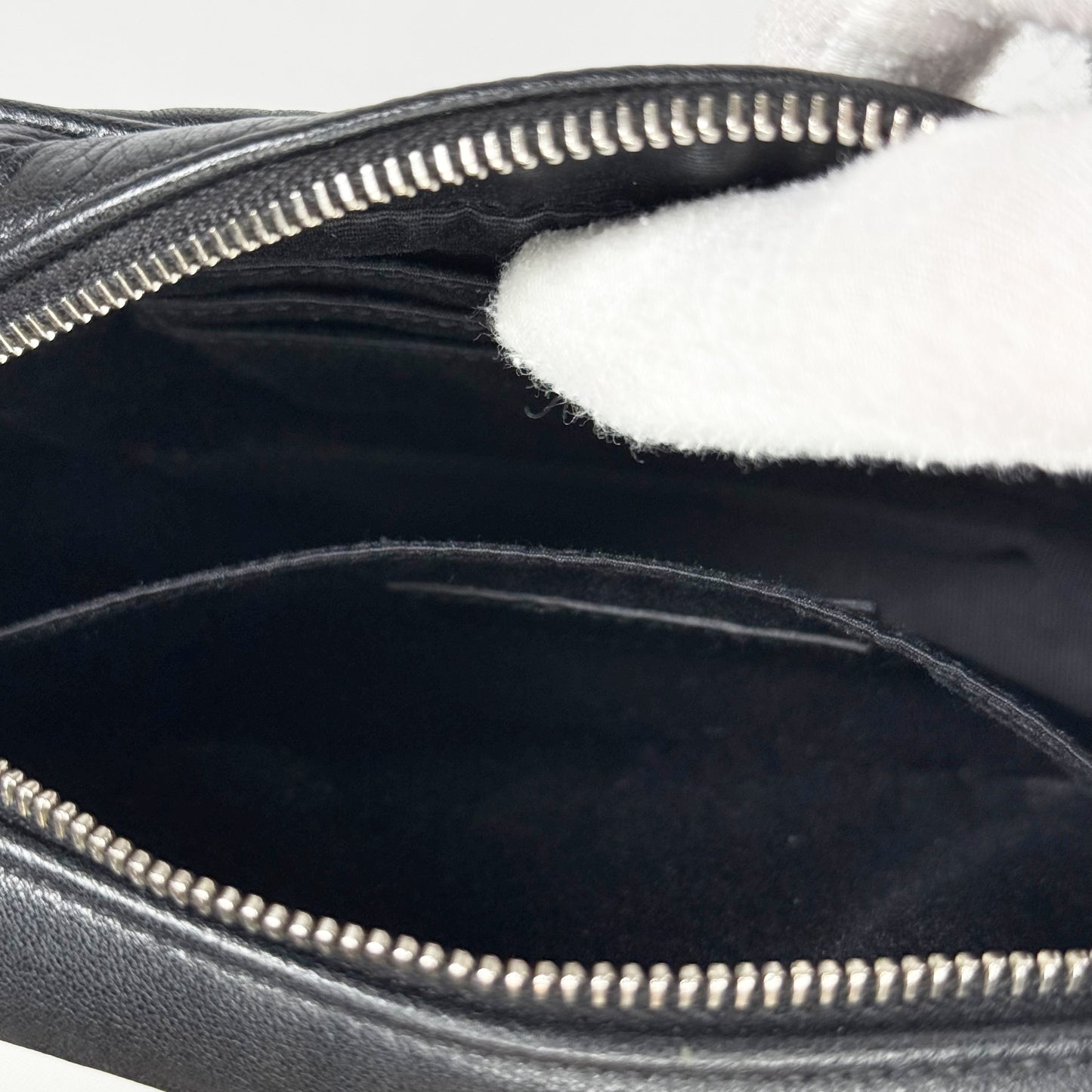 Yves Saint Laurent Black Leather Belt Bag Crossbody Bag, Rare and Hard to Find