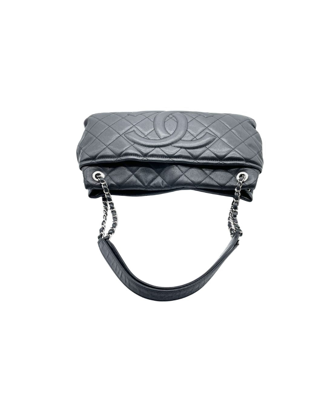 Chanel CC Caviar Quilted Black Shoulder Bag