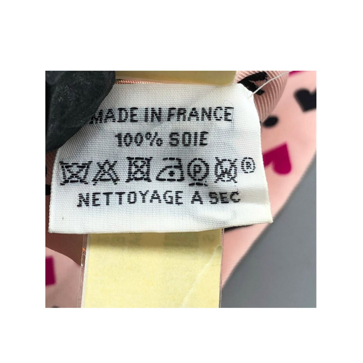 Hermès Jeux de Cartes Pink Silk Twilly Scarf