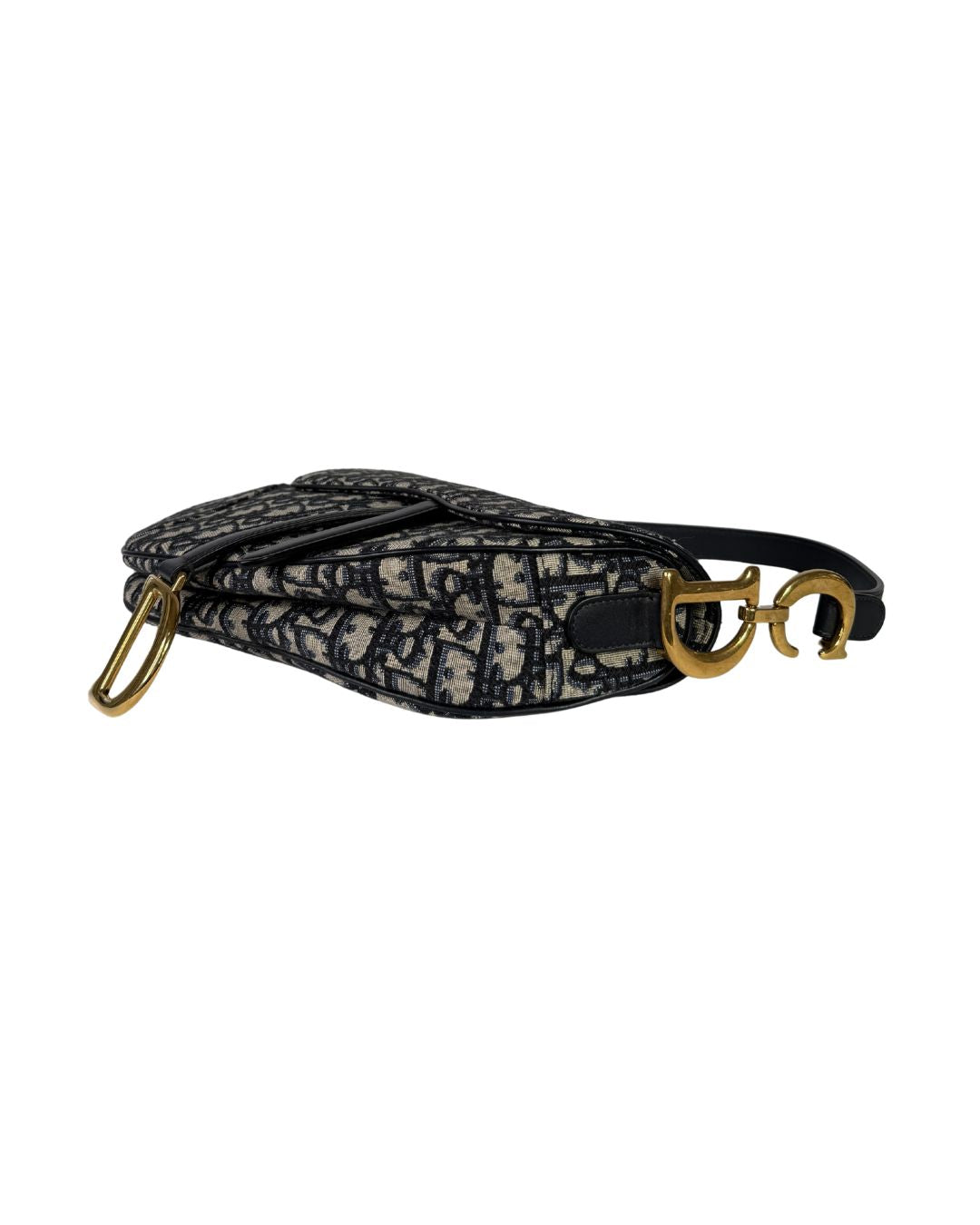 Christian Dior Medium Oblique Saddle Bag with Strap
