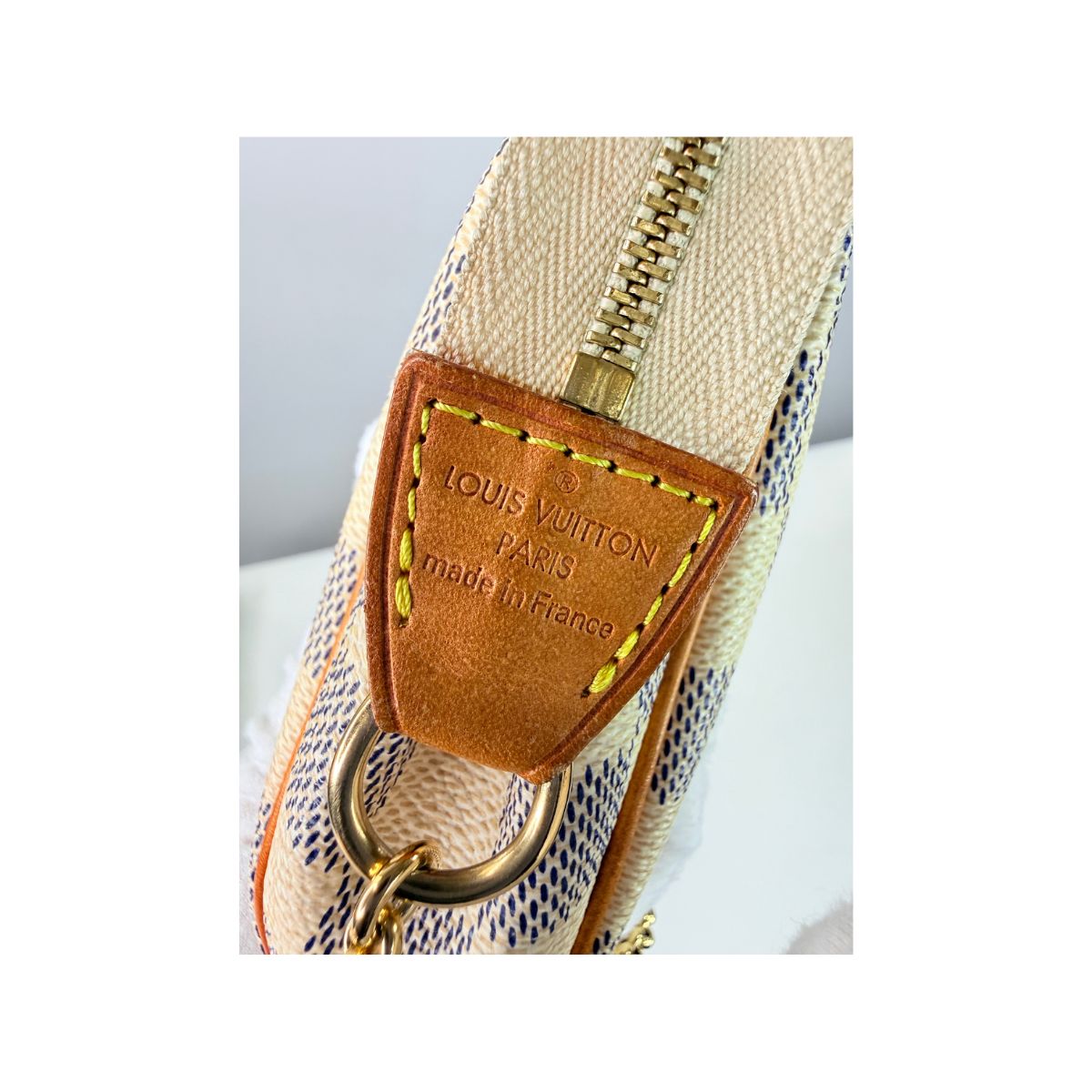 Louis Vuitton Damier Azur Eva Shoulder Bag with Strap