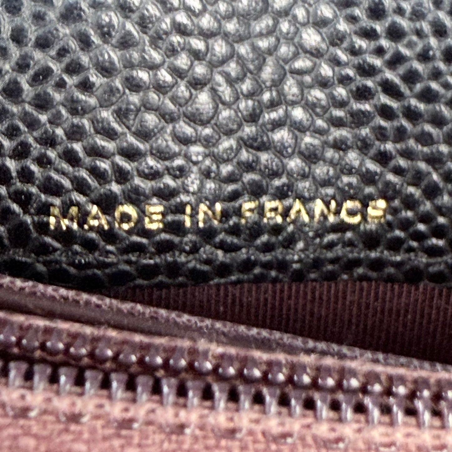 Chanel Classic Quilted Caviar Long Flap Wallet Gold CC Logo