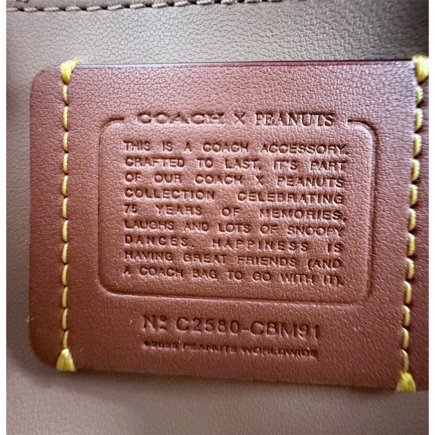 Coach X CBM91 Peanuts Long Zip Around Wallet In Signature Canvas With Patches