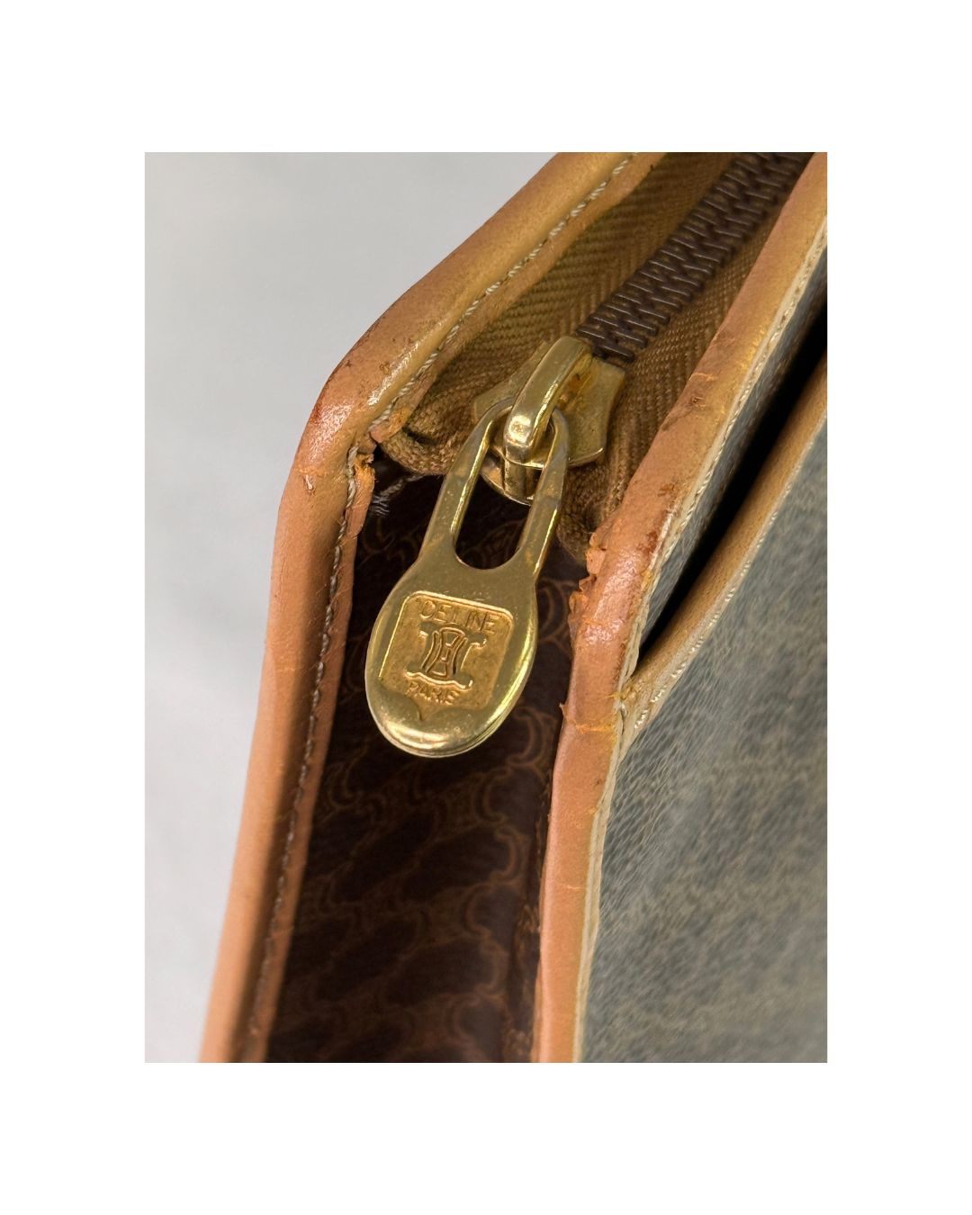 Vintage Céline Macadam Clutch