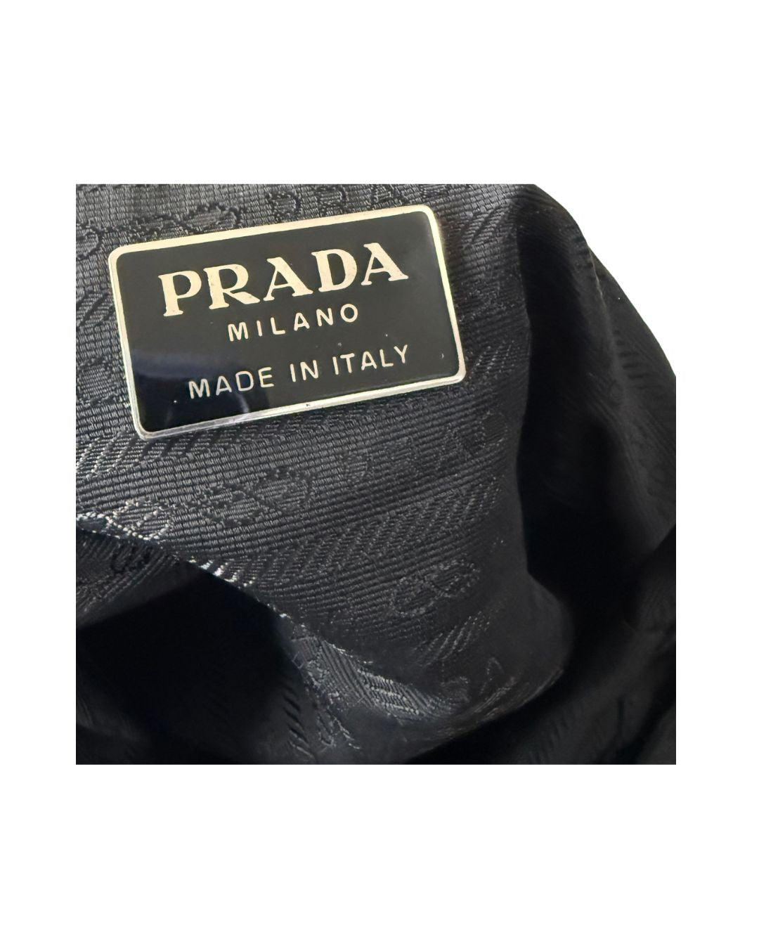 Prada Vintage Tessuto Nylon Black Crossbody Messenger Bag