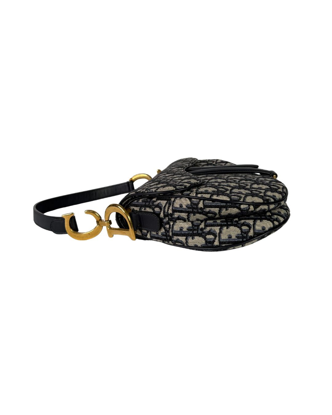 Christian Dior Medium Oblique Saddle Bag with Strap