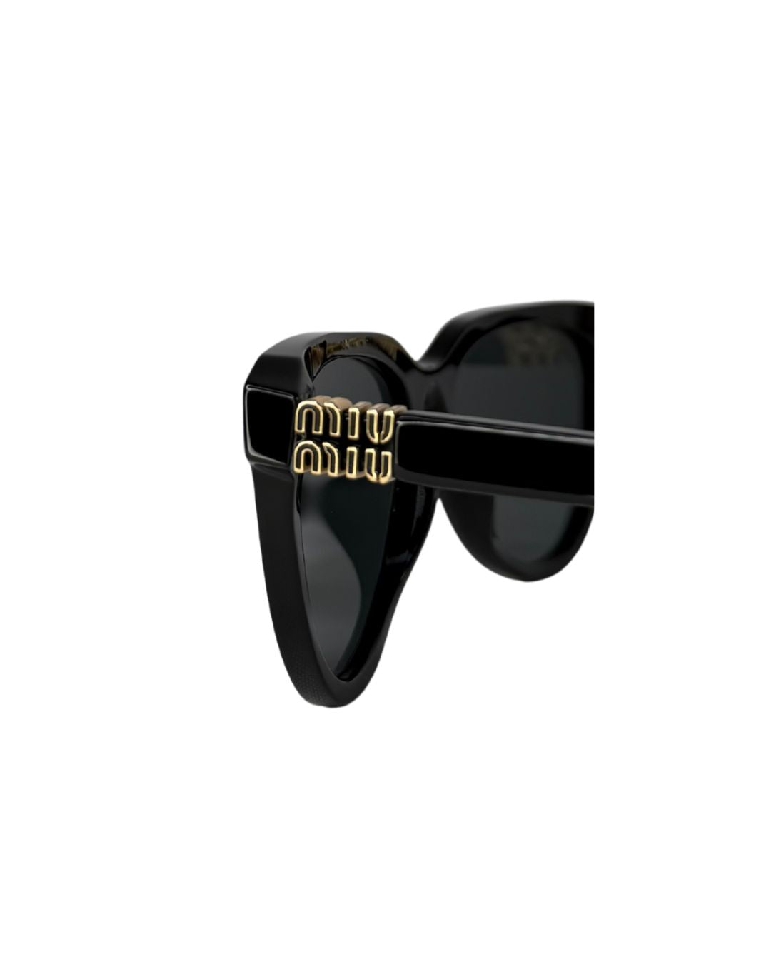 Miu Miu MU12ZS Black Grey Phantos Sunglasses