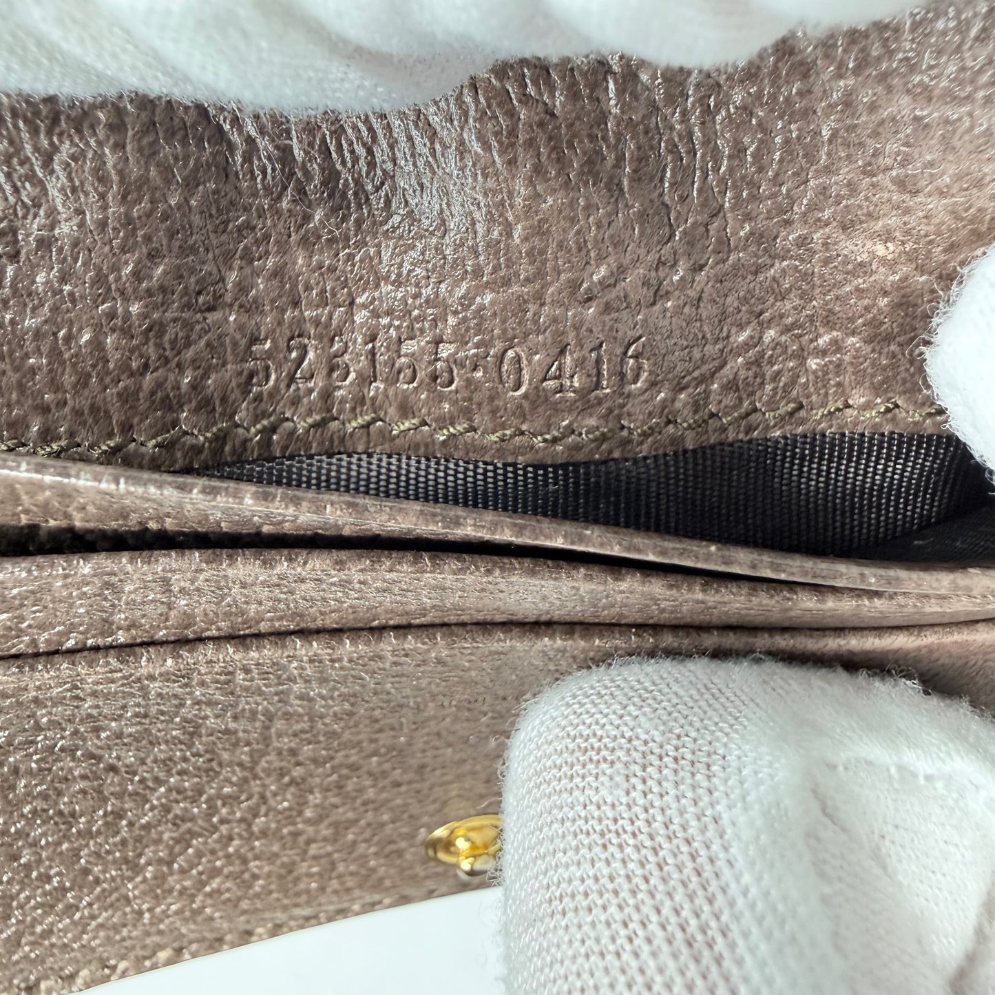 Gucci Ophidia GG Supreme Canvas Web Stripe Card Case Wallet