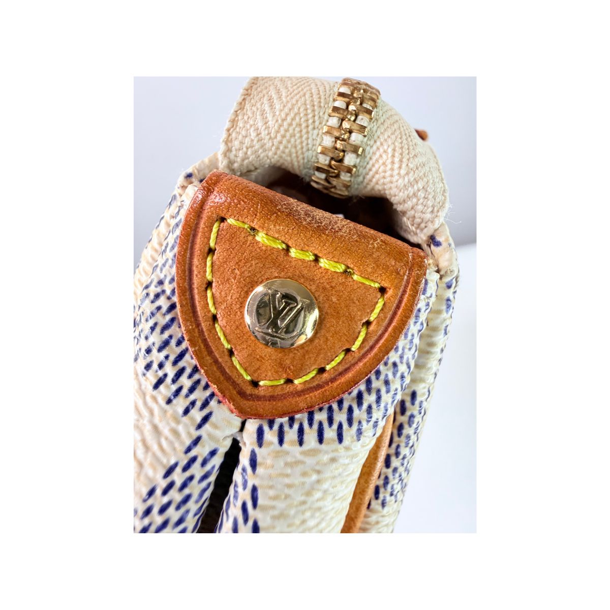 Louis Vuitton Damier Azur Eva Shoulder Bag with Strap