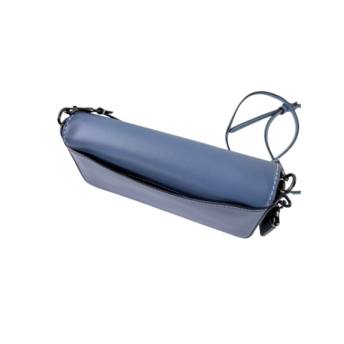 Coach 1941 Dinky Blue Glovetanned Leather Crossbody Bag