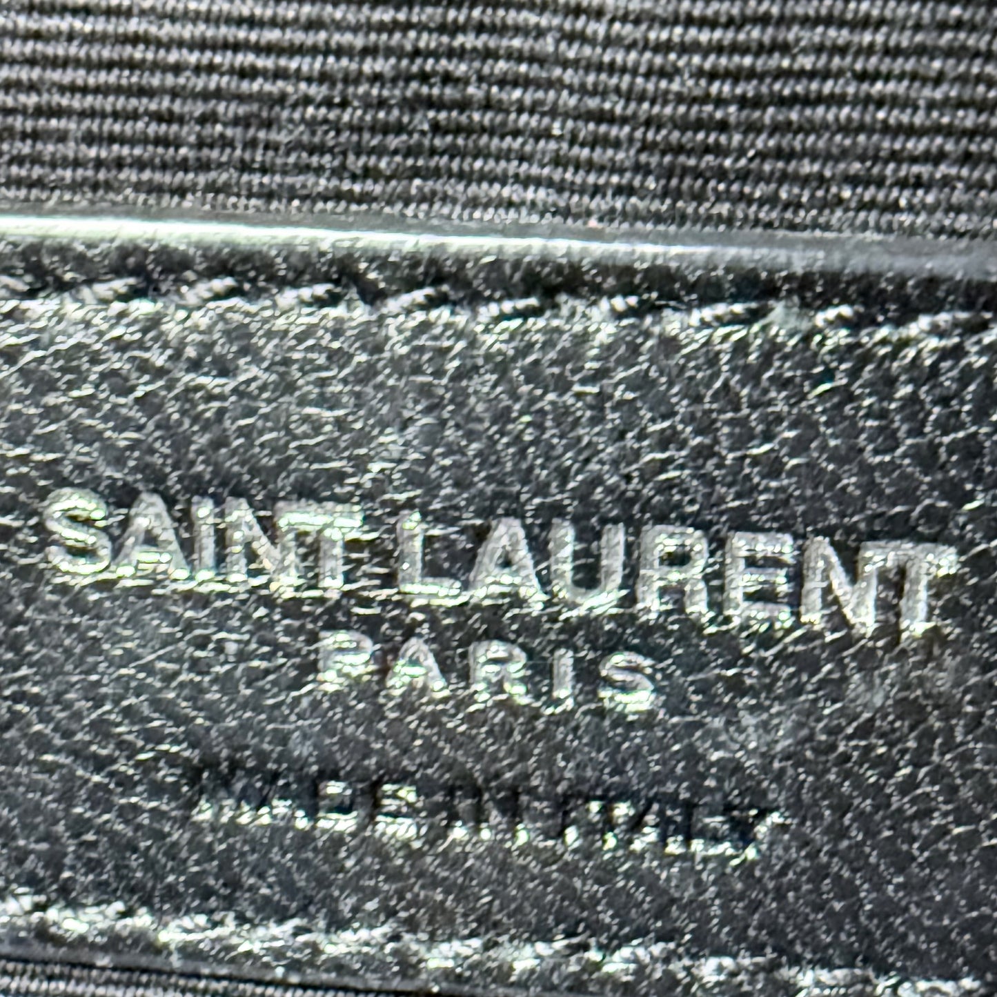 Yves Saint Laurent Black Leather Belt Bag Crossbody Bag, Rare and Hard to Find