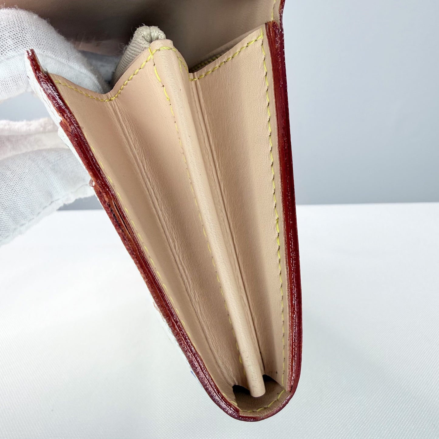 Louis Vuitton Multicolore Sarah Wallet White Long Wallet