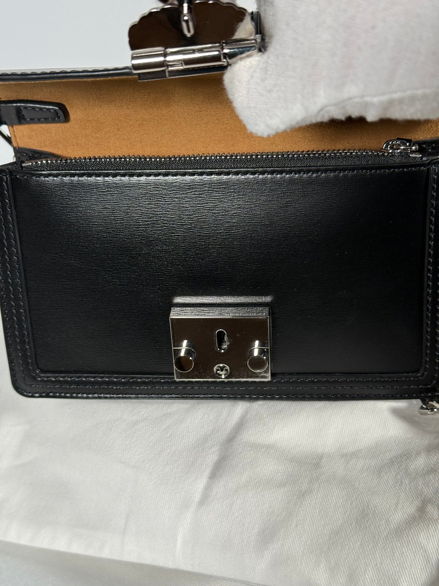 MCM Black Leather Crossbody Bag Shoulder Bag, Rare and Hard to Find