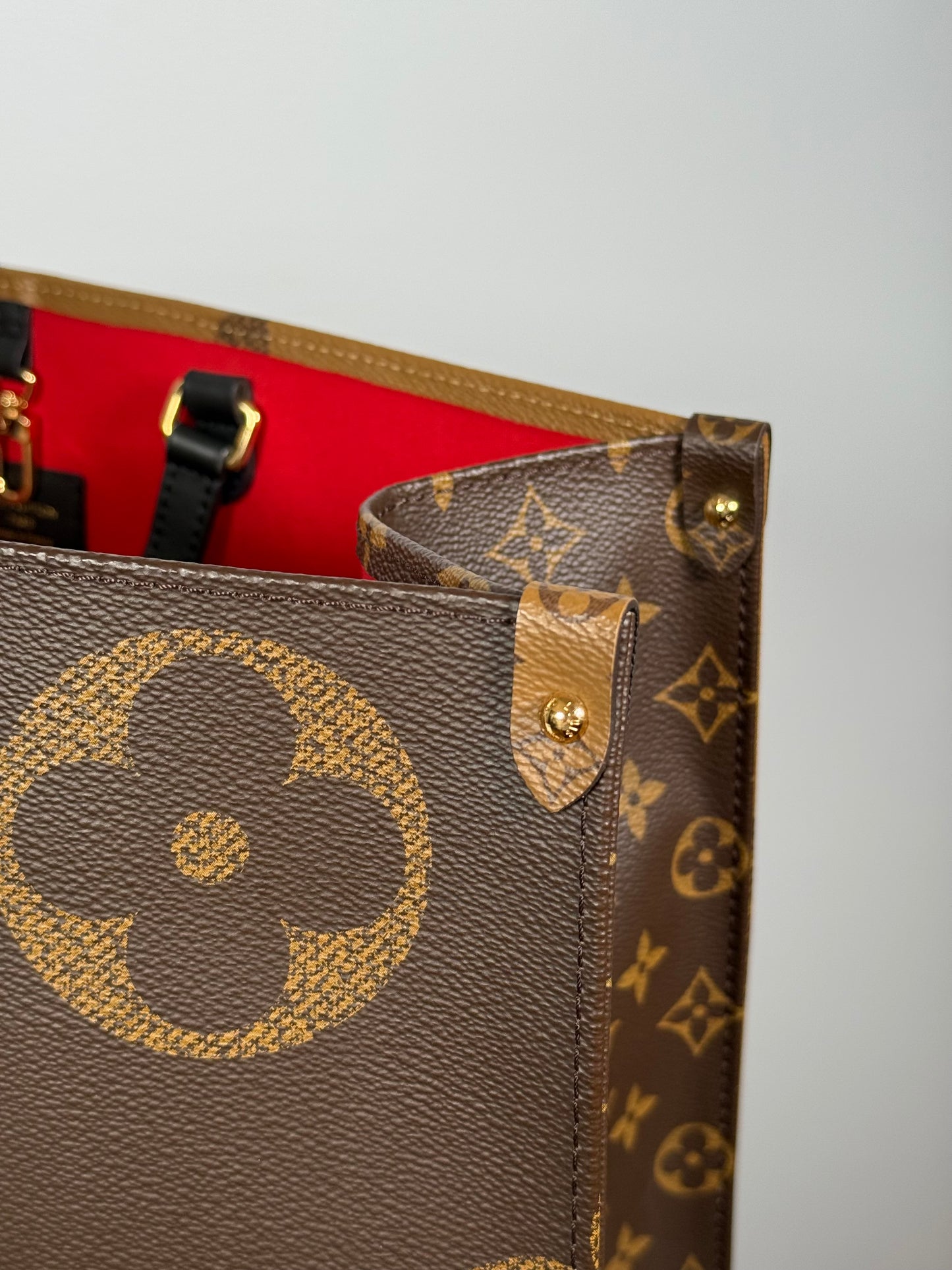 Louis Vuitton Monogram Reverse OnTheGo GM 2WAY Shoulder Tote Bag