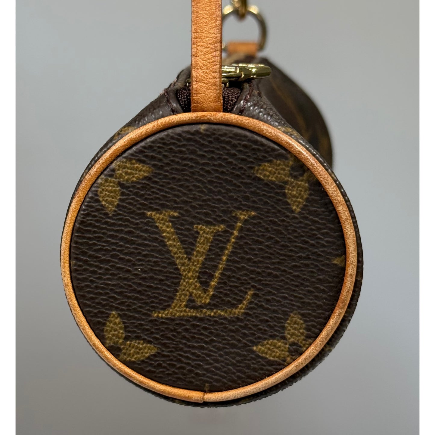 Louis Vuitton Monogram Mini Pouch for Papillon Bag Brown