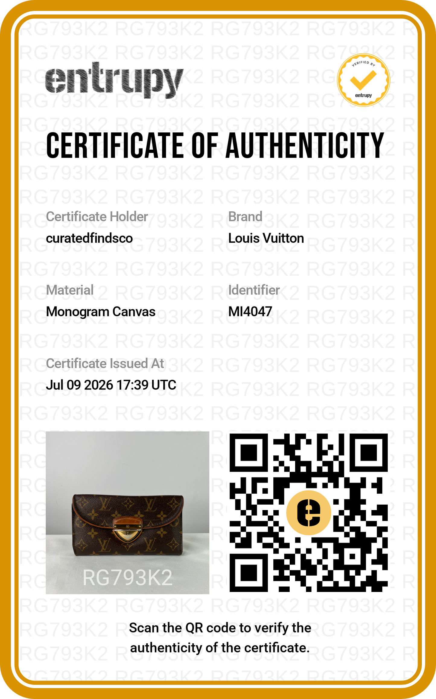 Louis Vuitton Monogram Eugenie Wallet