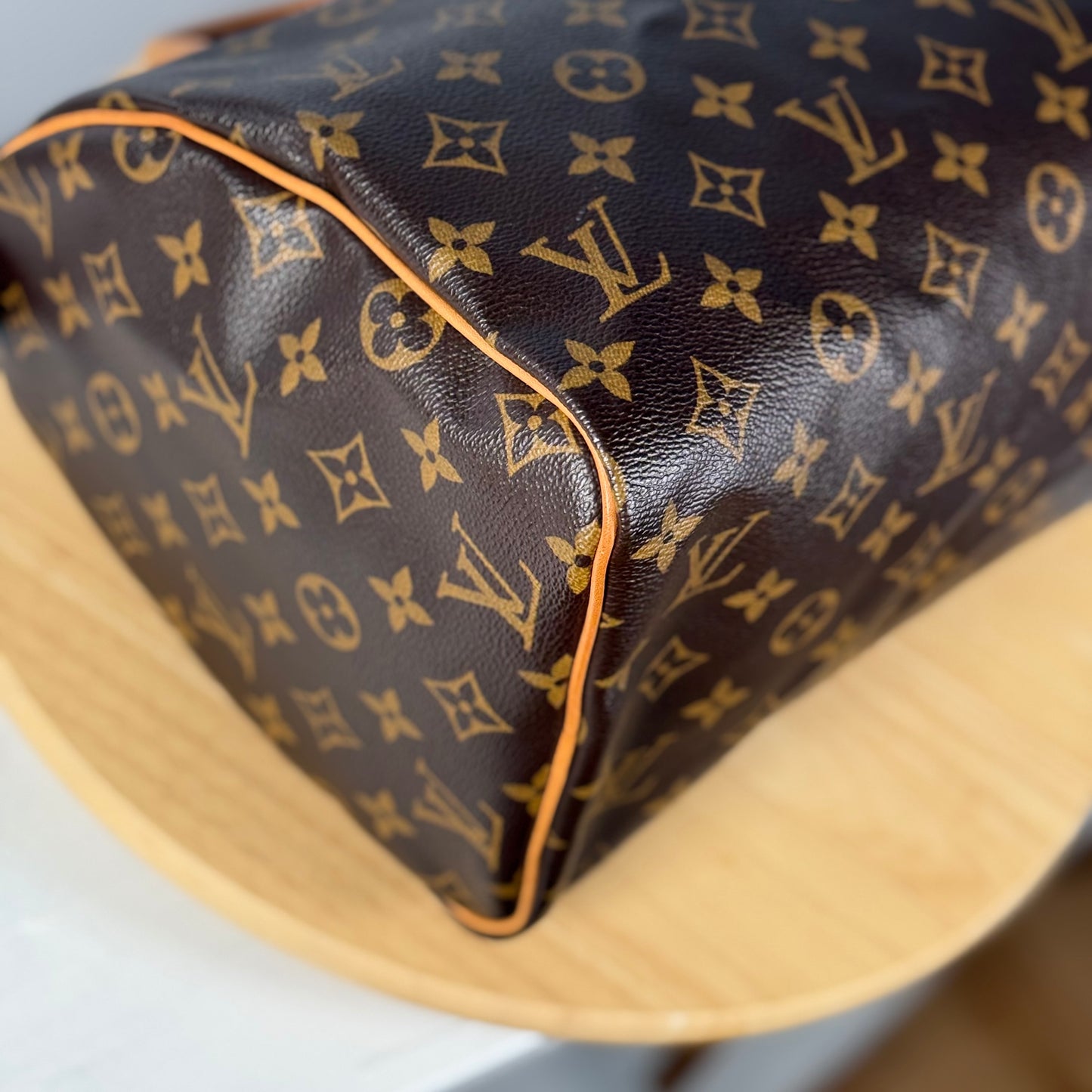 Louis Vuitton Monogram Speedy 30 Boston Bag W/Dust Bag, Lock & Key