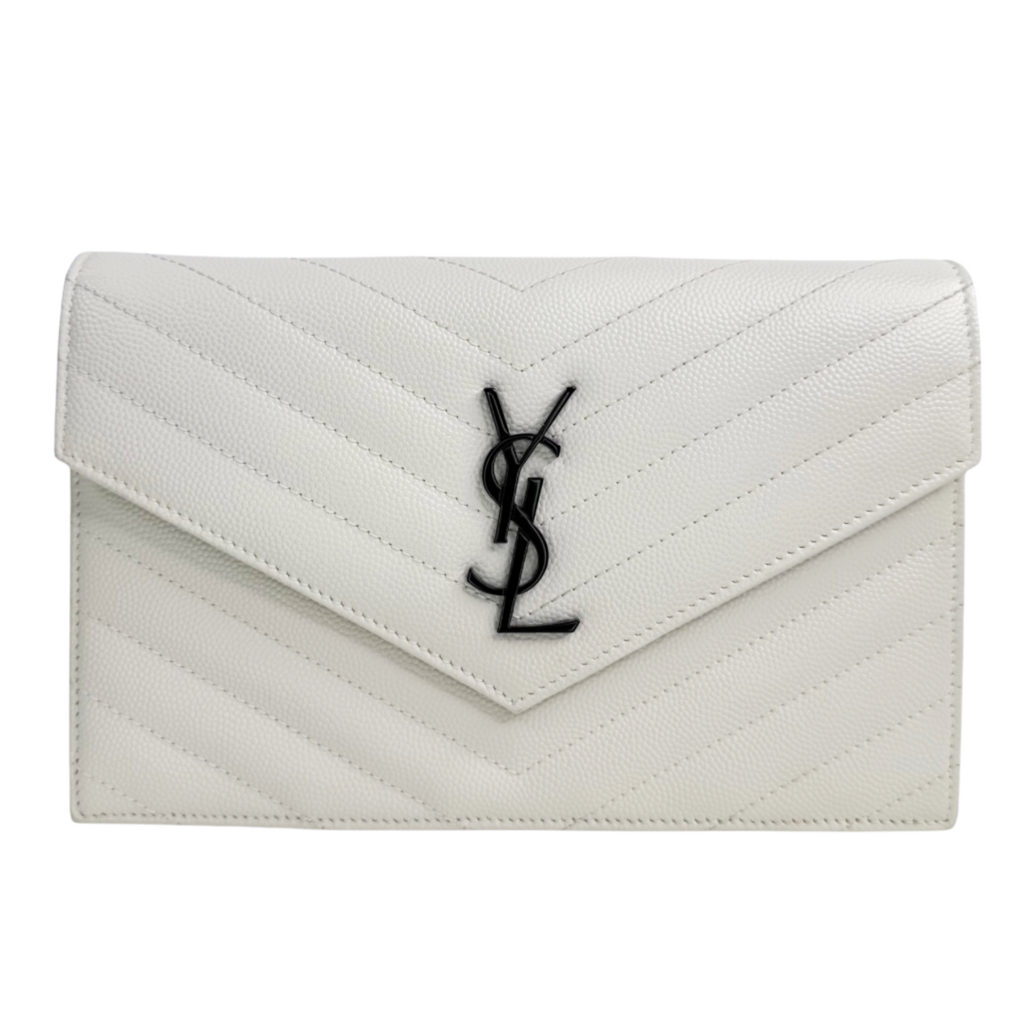 Saint Laurent Cassandre Envelope Chain Wallet