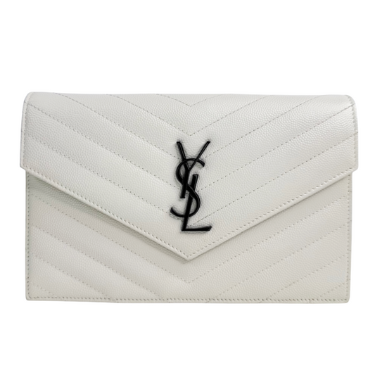 Saint Laurent Cassandre Envelope Chain Wallet