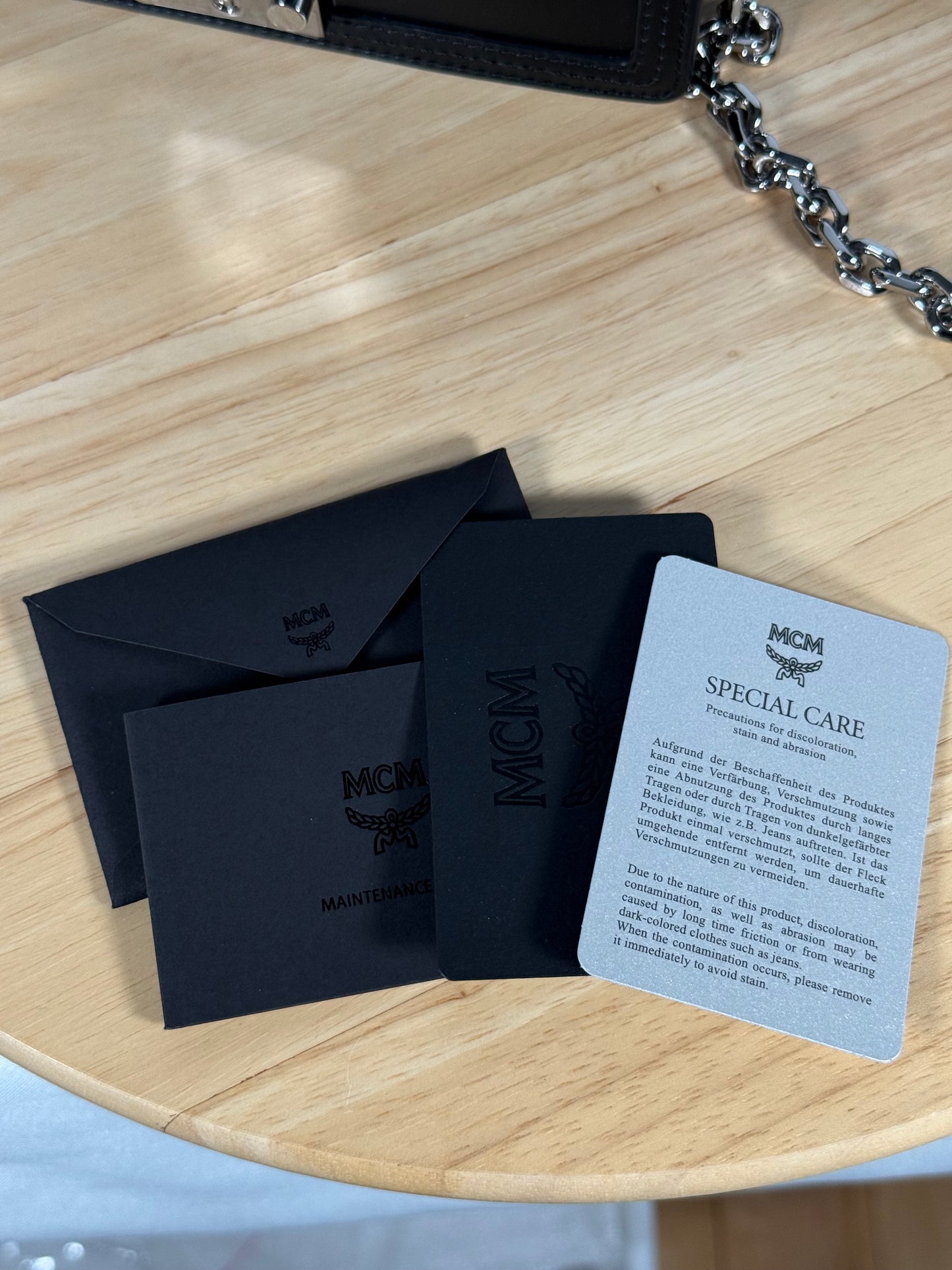 MCM Black Leather Crossbody Bag Shoulder Bag, Rare and Hard to Find