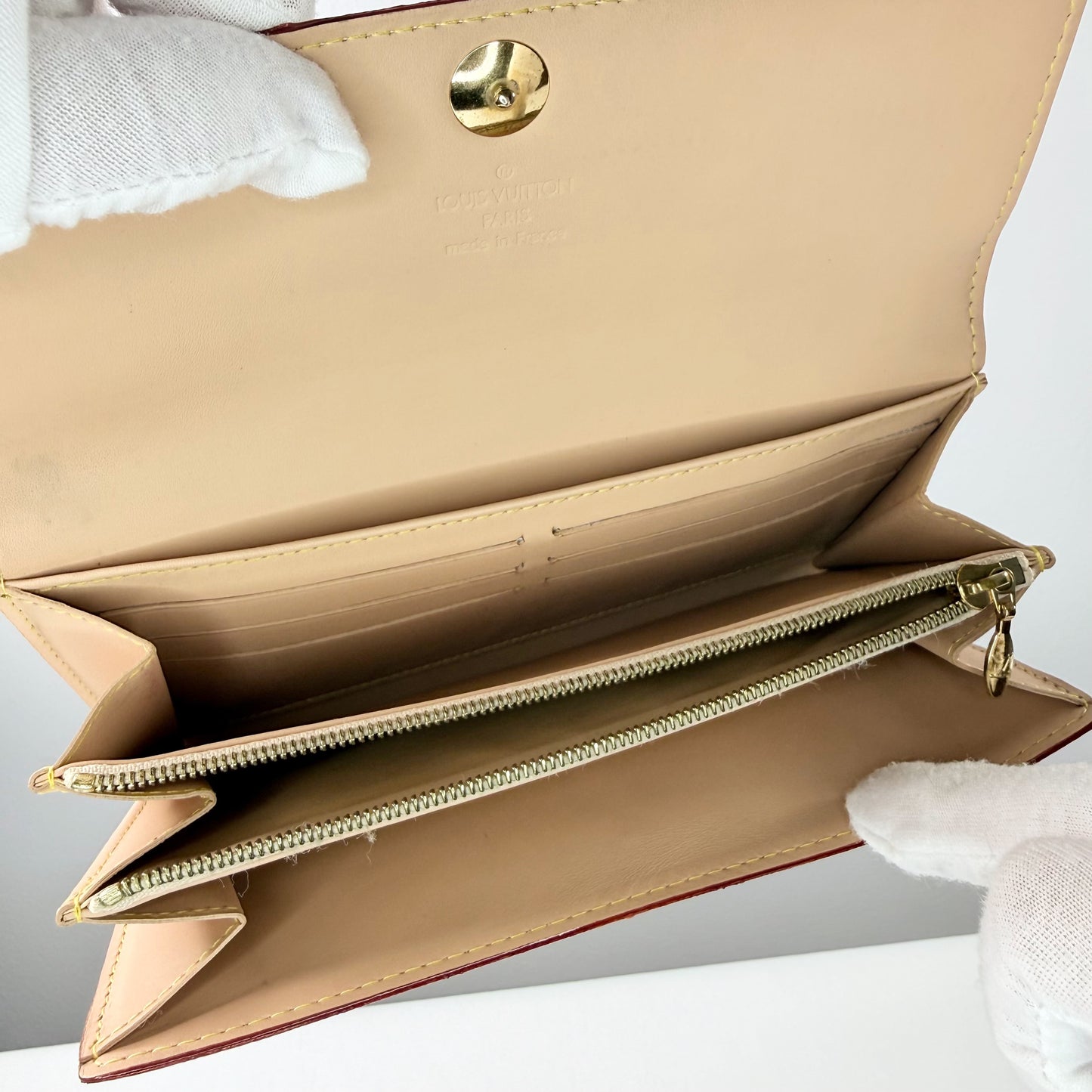 Louis Vuitton Multicolore Sarah Wallet White Long Wallet
