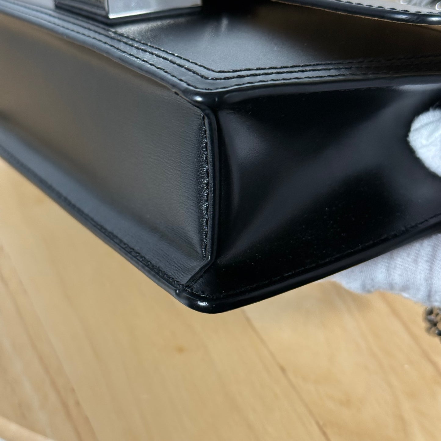 MCM Black Leather Crossbody Bag Shoulder Bag, Rare and Hard to Find