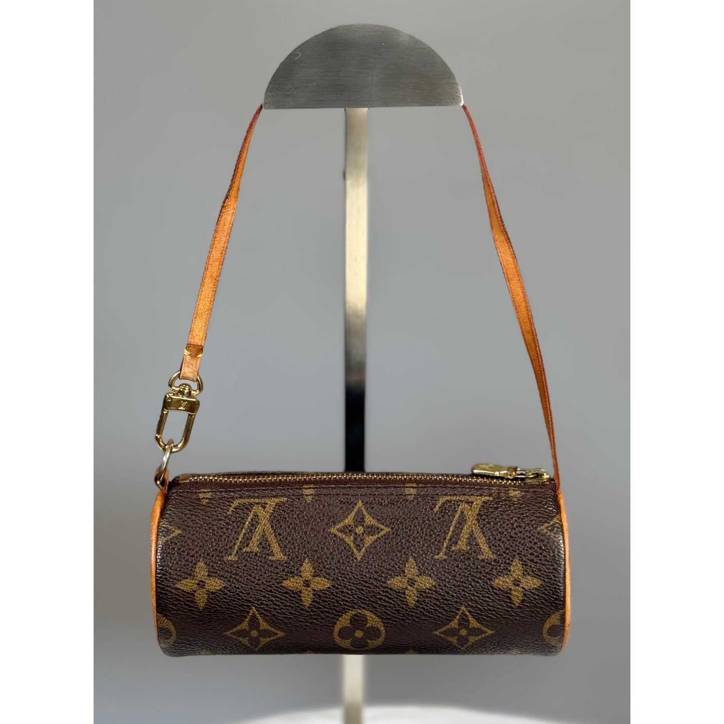 Louis Vuitton Monogram Mini Pouch for Papillon Bag Brown
