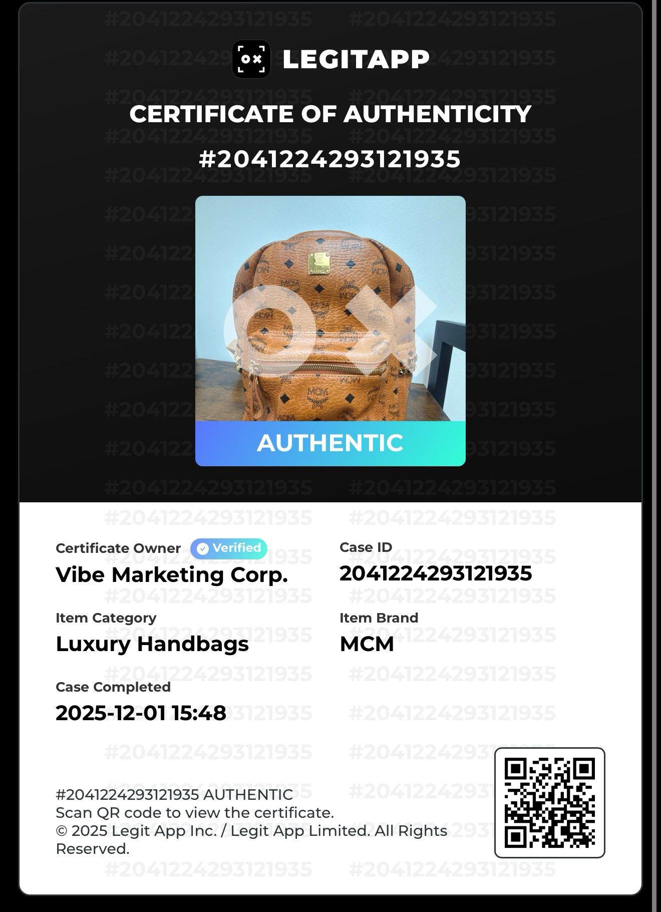 MCM Small Stark Side Studs Backpack in Visetos Cognac