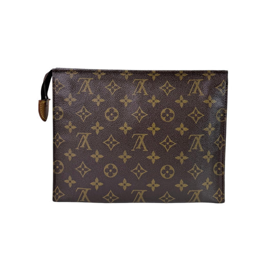 Louis Vuitton Monogram Pochette Toilette 26 Clutch Bag