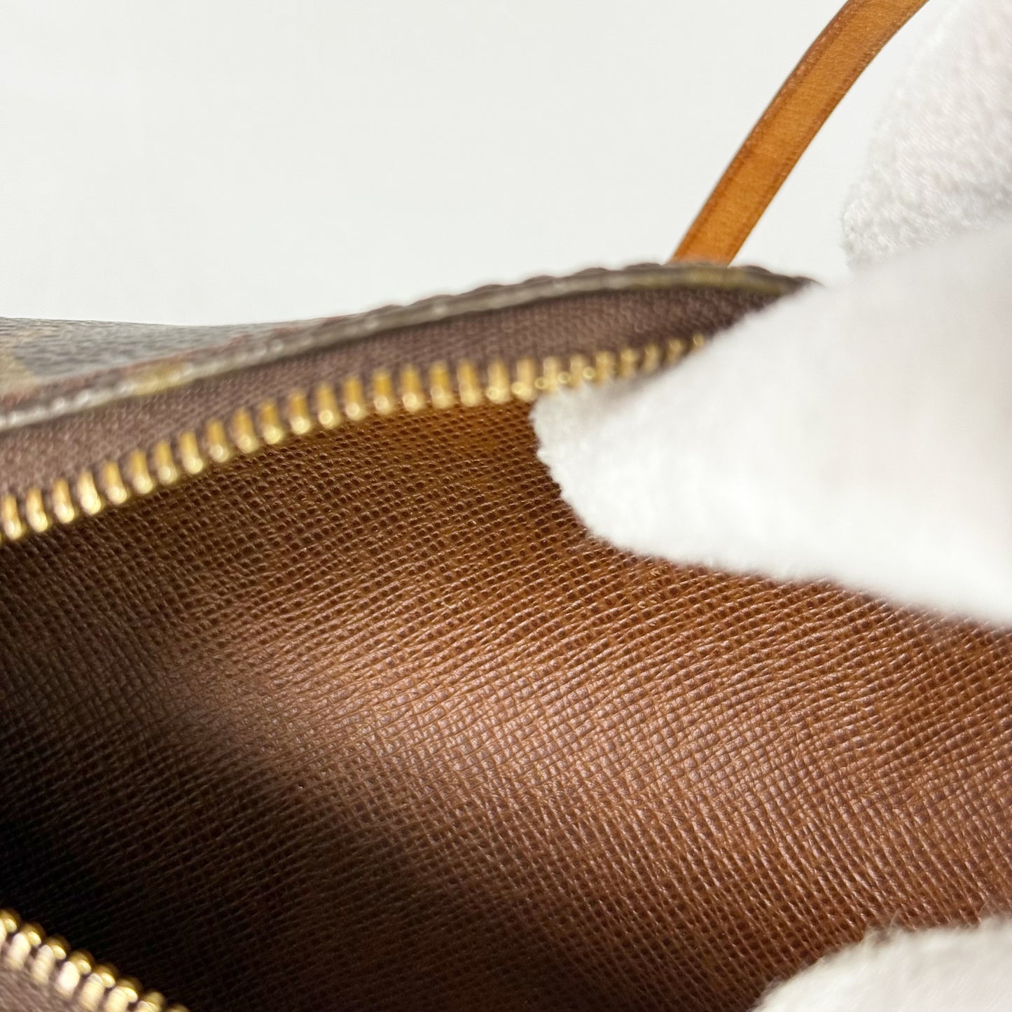 Louis Vuitton Monogram Mini Pouch for Papillon Bag Brown